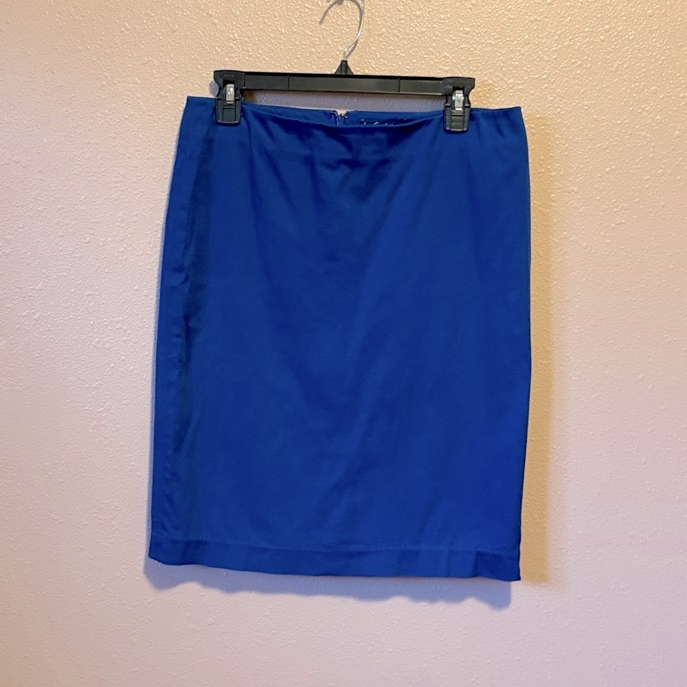 Lord & Taylor Royal Blue Pencil Skirt
